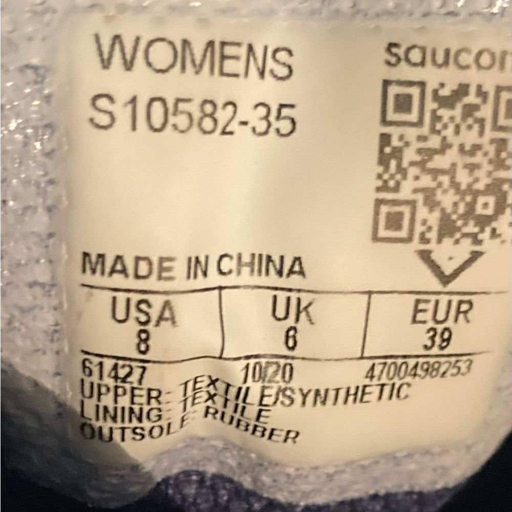 Saucony Women's Size 8 Athletic Shoes in Blue and White - Picture 12 of 12